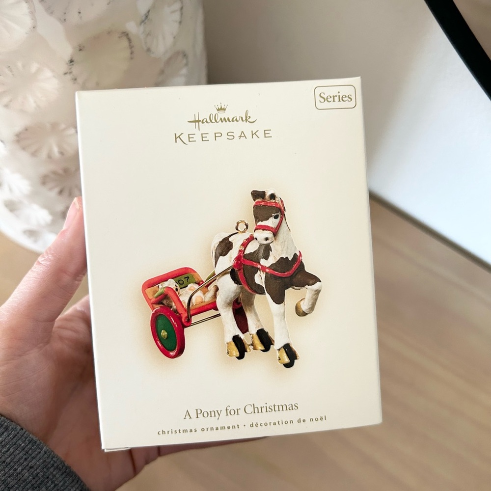2007 Hallmark Keepsake A Pony for Christmas Ornament